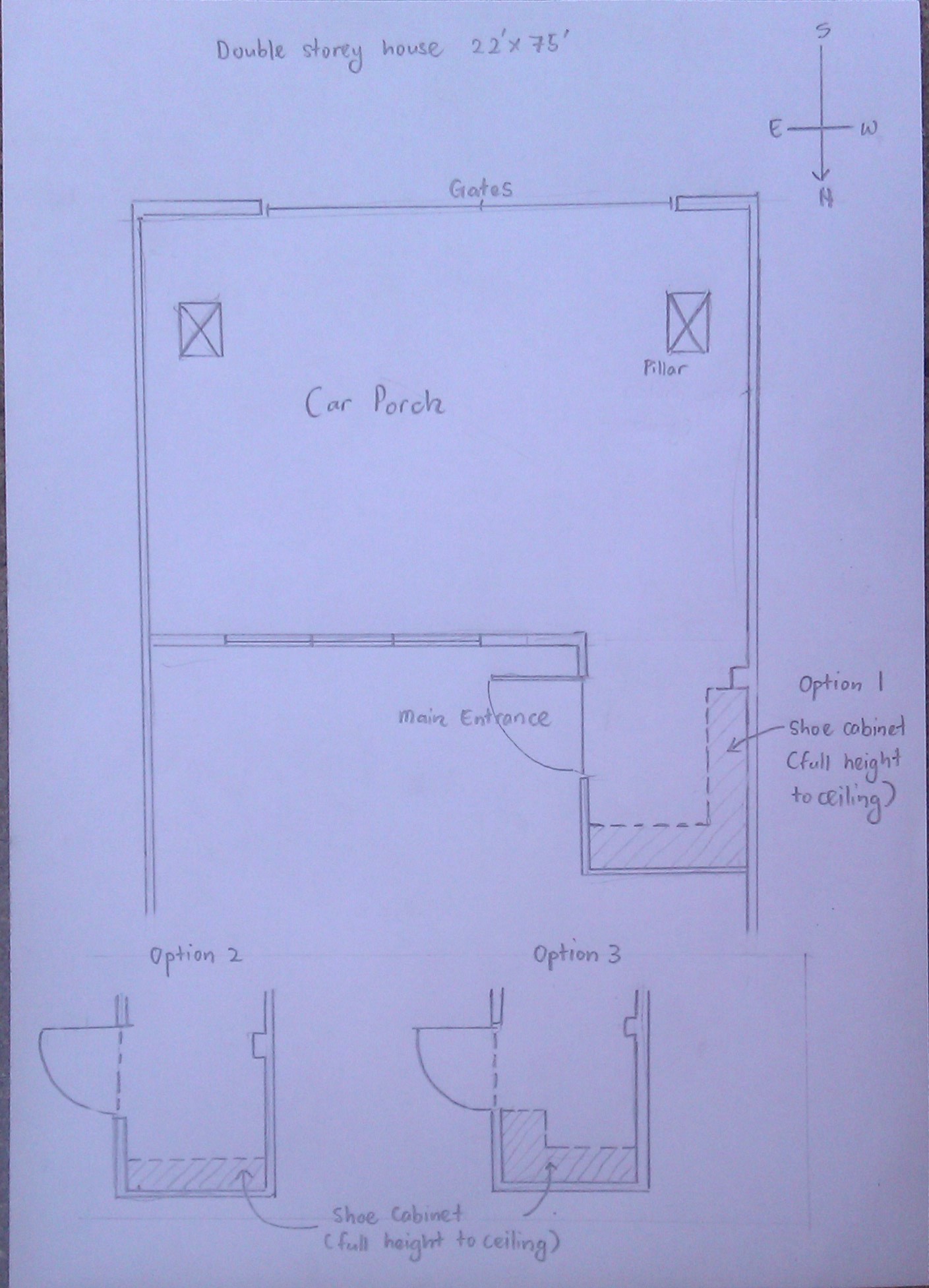 I am thinking of putting a shoe cabinet near the entrance of my house and I am worried if the position of the cabinet will affect the Feng Shui of my entrance
