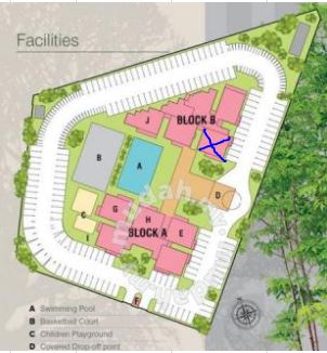 Triangle shape condominium building