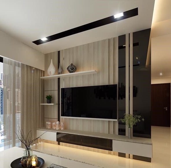 Mirror at dining area