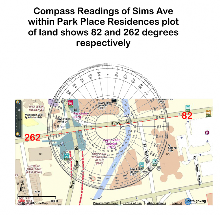 onemap readings Park Place residences.png