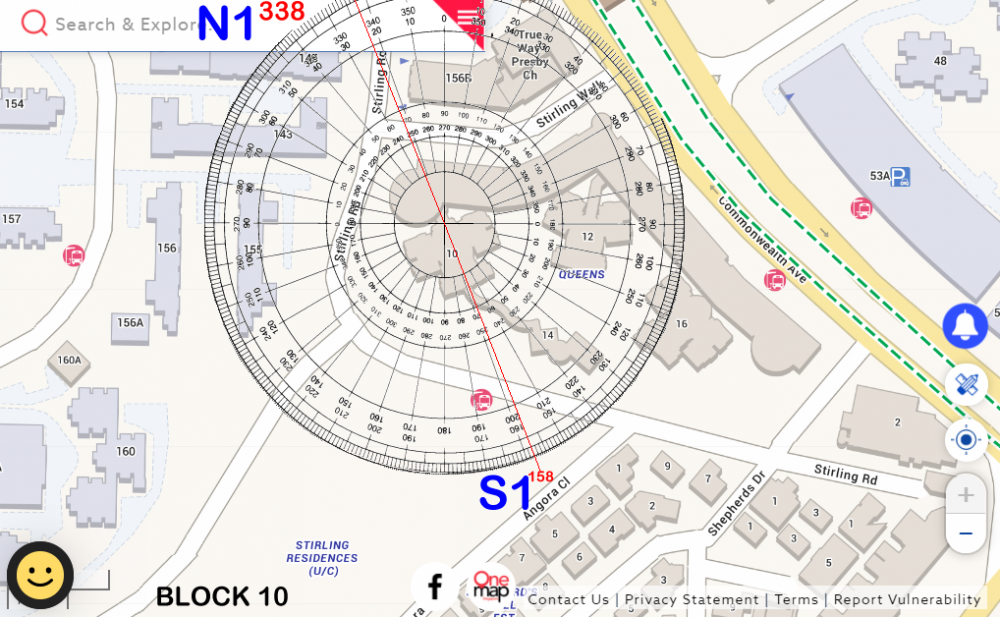 onemap queens condo flying stars.png