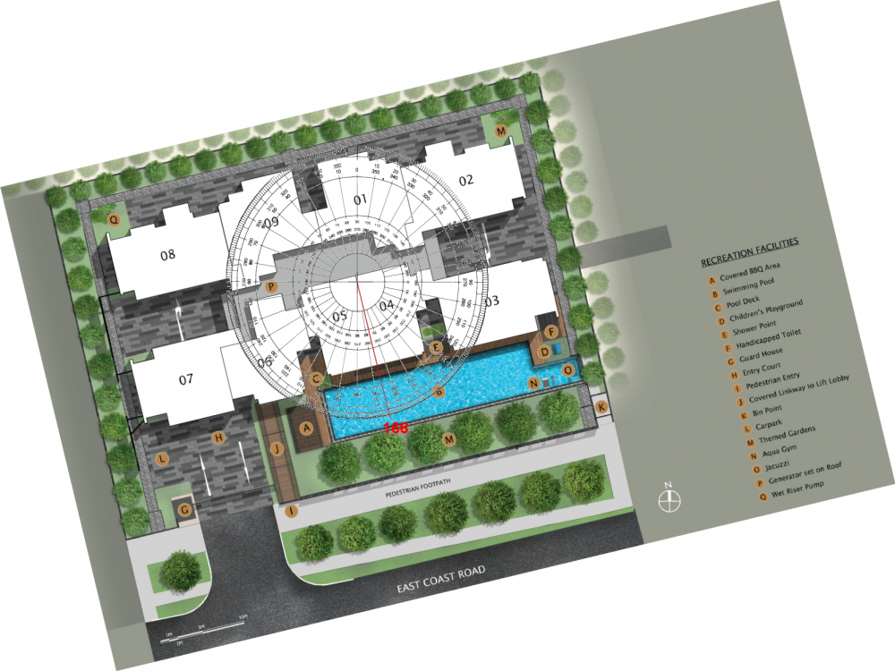 infiniti at east coast site plan flying stars.png
